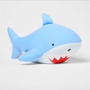 Shark Soothing Weighted Plush Kids’ Throw Pillow Blue - Pillowfort